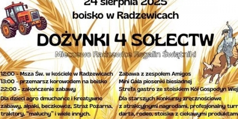 Dożynki 4 Sołectw w Radzewicach