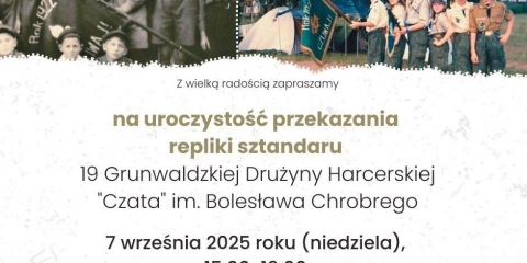 Uroczystość przekazania repliki sztandaru