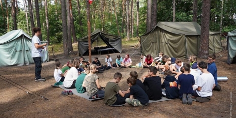 Obóz Hufca ZHP Mosina 