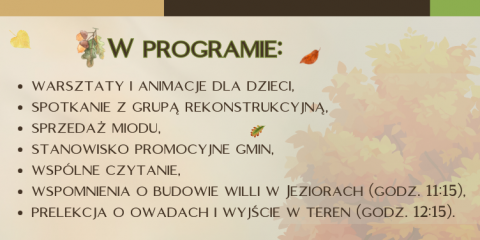 ’Dziki świat owadów” - festyn rodzinny w WPN