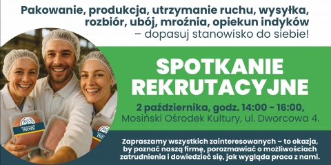 Spotkanie rekrutacyjne z firmą Wielkopolski Indyk