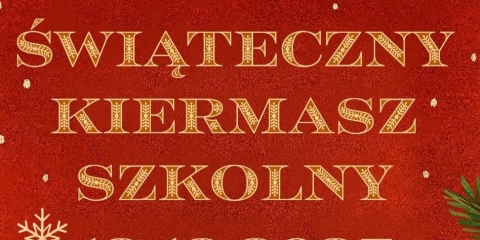 Świąteczny kiermasz szkolny