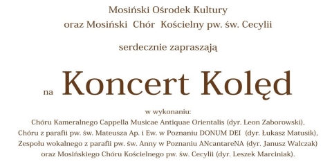 Koncert Kolęd w Mosinie