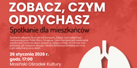 "Zobacz, czym oddychasz" – spotkanie dla mieszkańców