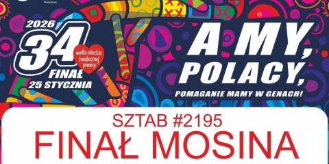 Sztab WOŚP Mosina zaprasza