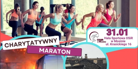 Charytatywny maraton FITNESS dla pogorzelców z Krosinka