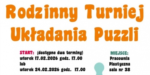 I Rodzinny Turniej Układania Puzzli