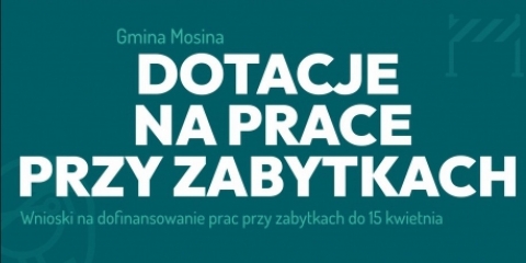 Dotacje na prace przy zabytkach