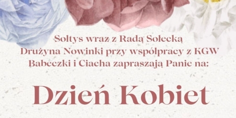 Spotkanie z okazji Dnia Kobiet w Nowinkach
