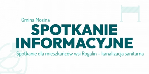 Spotkanie w Rogalinie – kanalizacja sanitarna