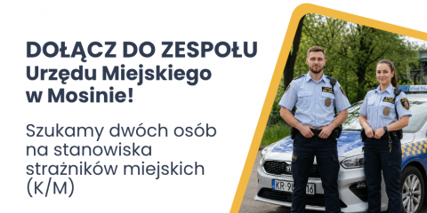 Praca w Straży Miejskiej w Mosinie