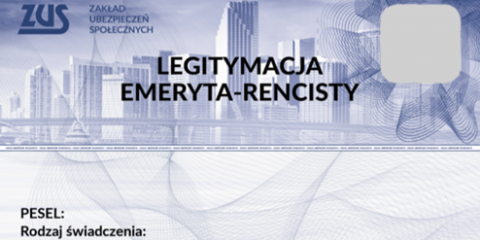 Nowe wzory legitymacji emeryta-rencisty