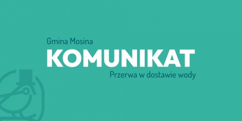 Przerwa w dostawie wody 