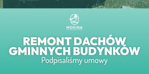 Remont dachów gminnych budynków - umowy podpisane