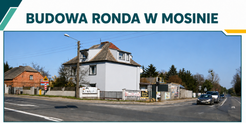 Ogłoszono przetarg na budowę ronda w Mosinie