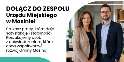 Nabór do pracy w Urzędzie Miejskim w Mosinie