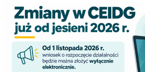 Zmiany w CEIDG