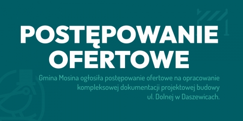 Projekt budowy ul. Dolnej w Daszewicach 