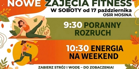 Nowość w grafiku zajęć fitness w OSiR