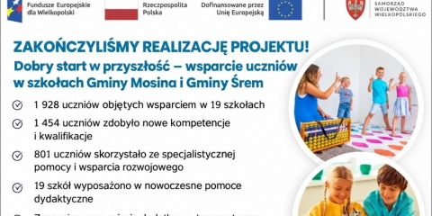 Projekt „Dobry start w przyszłość”! zakończony