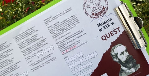 Karta questu Mosina w XIX w