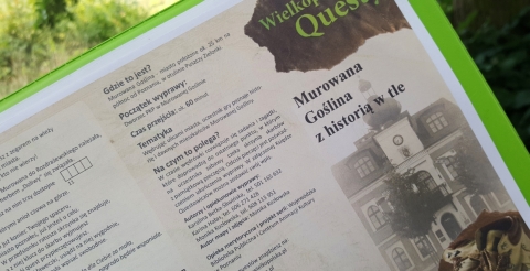 Karta questu Murowana Goślina z historią w tle (fot