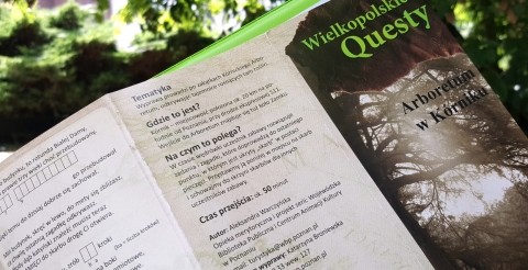Karta questu Arboretum w Kórniku (fot