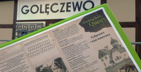 Punkt startowy questu Golęczewo-wieś wzorcowa (fot