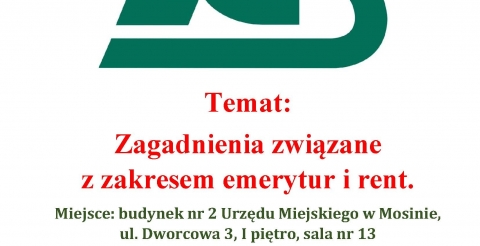 plakat  ZUS 21 luty 2019