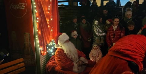 Święty Mikołaj na Osiedlu nr 6 „Za Moreną”