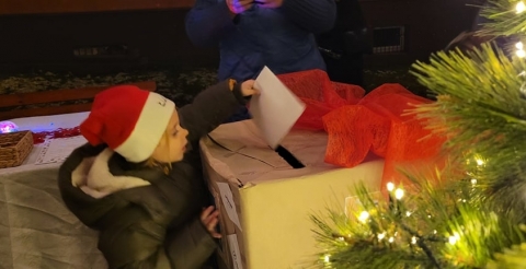 Święty Mikołaj na Osiedlu nr 6 „Za Moreną”
