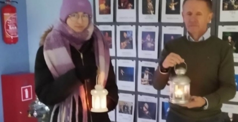 Betlejemskie Światło Pokoju dotarło do naszej gminy MOK