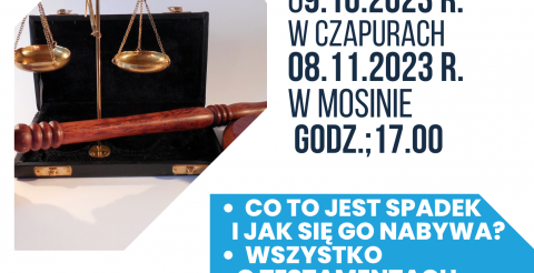 Spotkanie edukacyjne „Mam prawo do dziedziczenia”