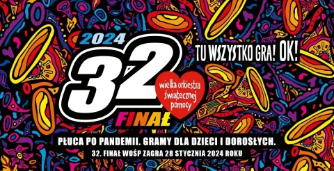  32. Finał WOŚP zagra 28 stycznia 2024