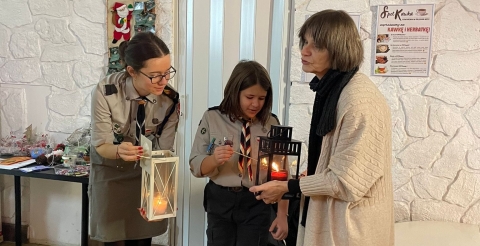 Betlejemskie Światło Pokoju w naszej gminie