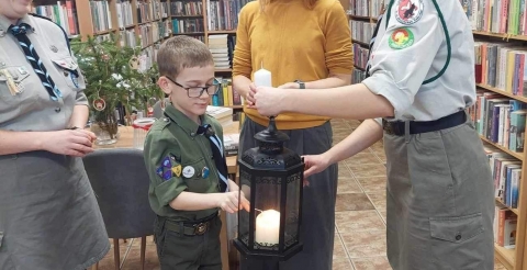 Betlejemskie Światło Pokoju w naszej gminie