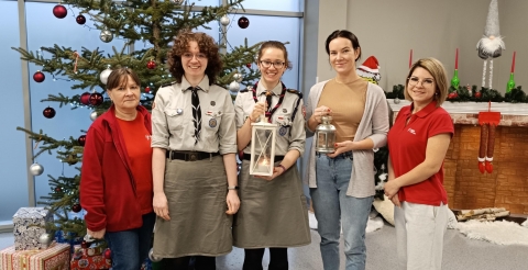 Betlejemskie Światło Pokoju w naszej gminie