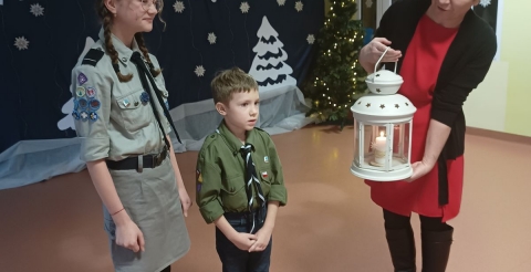 Betlejemskie Światło Pokoju w naszej gminie