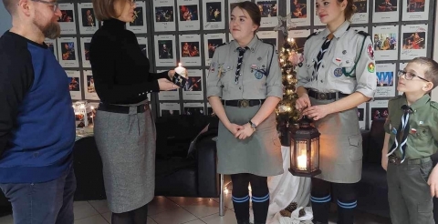 Betlejemskie Światło Pokoju w naszej gminie