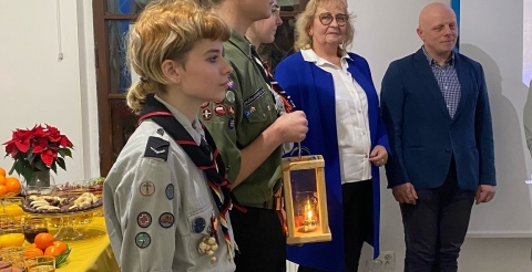 Betlejemskie Światło Pokoju w naszej gminie