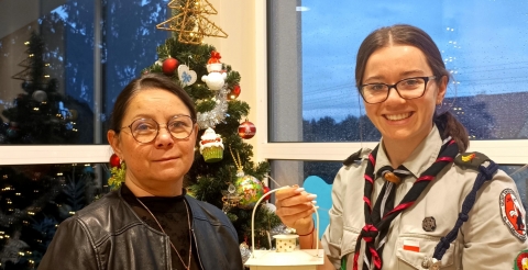 Betlejemskie Światło Pokoju w naszej gminie