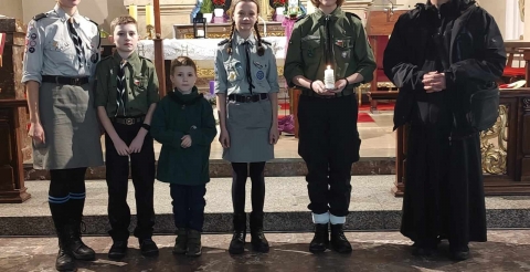 Betlejemskie Światło Pokoju w naszej gminie