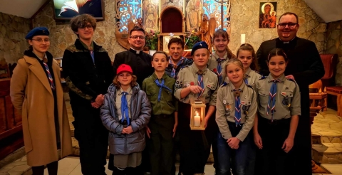 Betlejemskie Światło Pokoju w naszej gminie