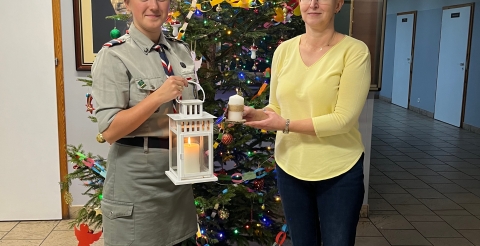 Betlejemskie Światło Pokoju w naszej gminie