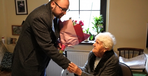 Szacowna jubilatka z Krosinka