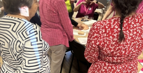 Spotkanie Koła Gospodyń Wiejskich z Dymaczewa Starego z sanepidem pt. Profilaktyka raka piersi 