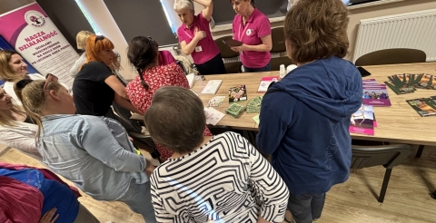 Spotkanie Koła Gospodyń Wiejskich z Dymaczewa Starego z sanepidem pt. Profilaktyka raka piersi 