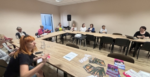 Spotkanie Koła Gospodyń Wiejskich z Dymaczewa Starego z sanepidem pt. Profilaktyka raka piersi 