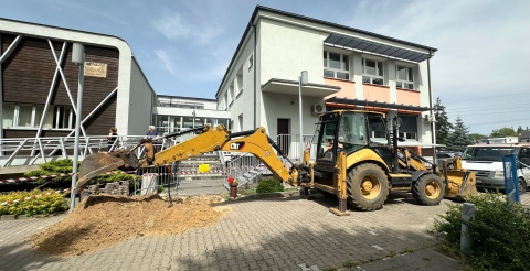 Przyłącza do sieci kanalizacji sanitarnej w Czapurach