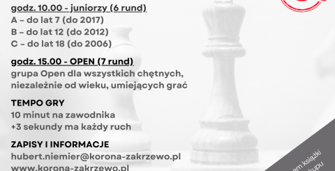 I Otwarte Mistrzostwa Powiatu Poznańskiego w Szachach